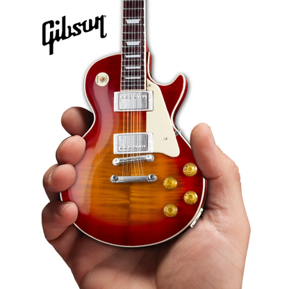 Axe Heaven Gibson Les Paul cherry sunburst miniature replica guitar