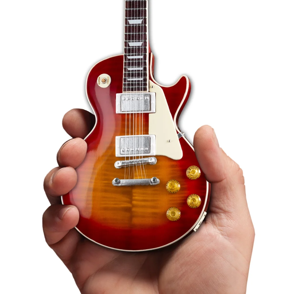 Axe Heaven Cherry Sunburst Gibson Les Paul Miniature Replica