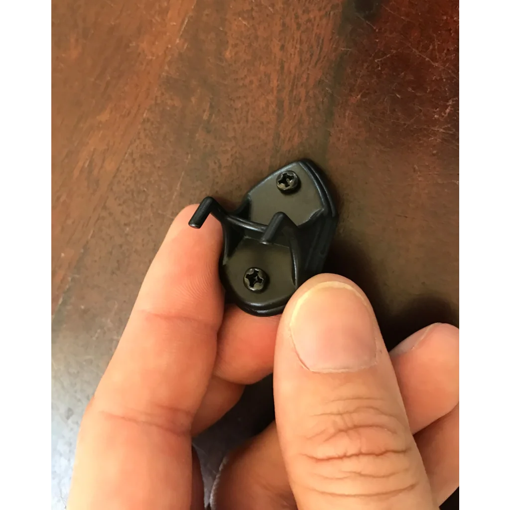 Axe Heaven wall hangers with black suction cup mount