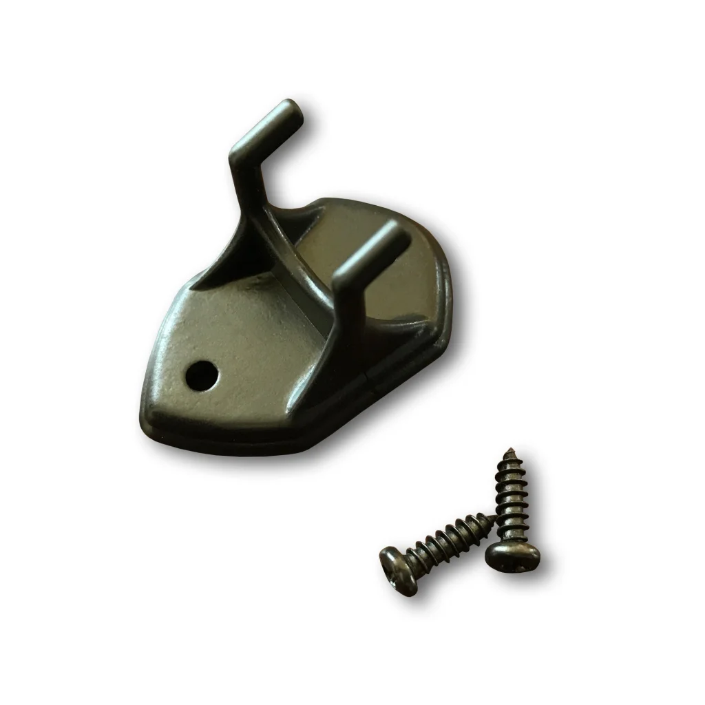 Axe Heaven black metal hook with screws for guitar wall hangers