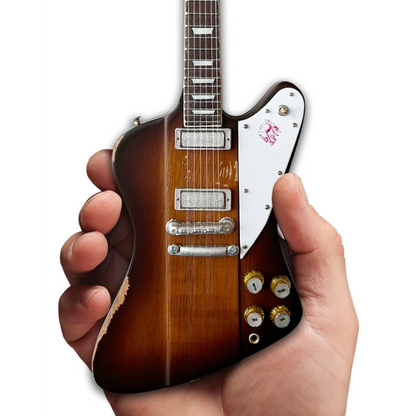 Axe Heaven Johnny Winter Firebird scale mini guitar replica