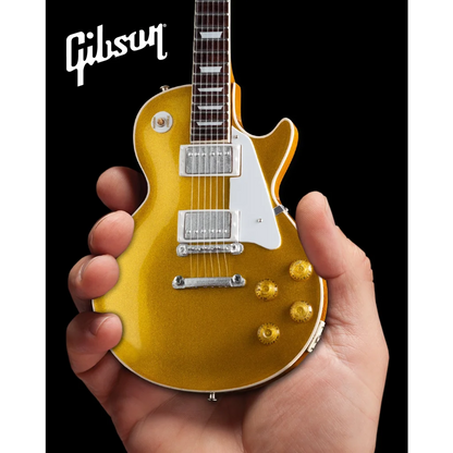 Axe Heaven Les Paul gold top miniature replica guitar