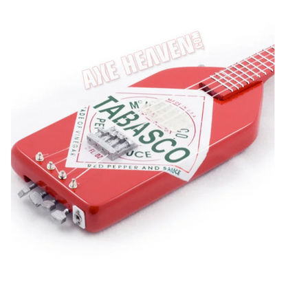 Axe Heaven Michael Anthony Tabasco Bass mini guitar replica with red sauce model