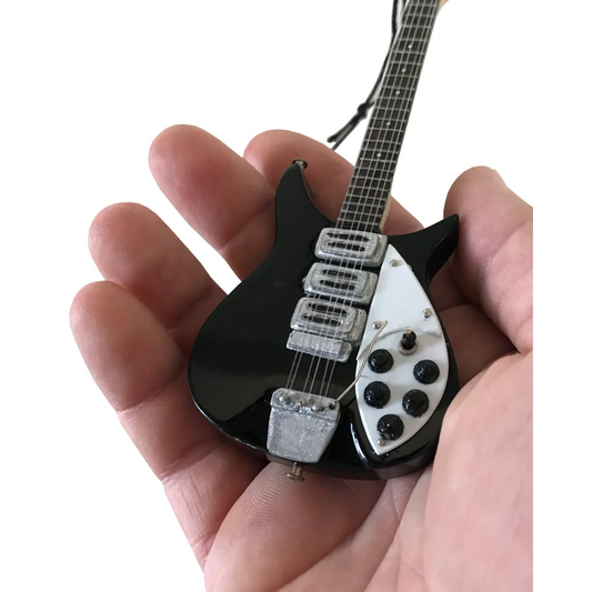 Axe Heaven mini guitar John Lennon ornament in gift box