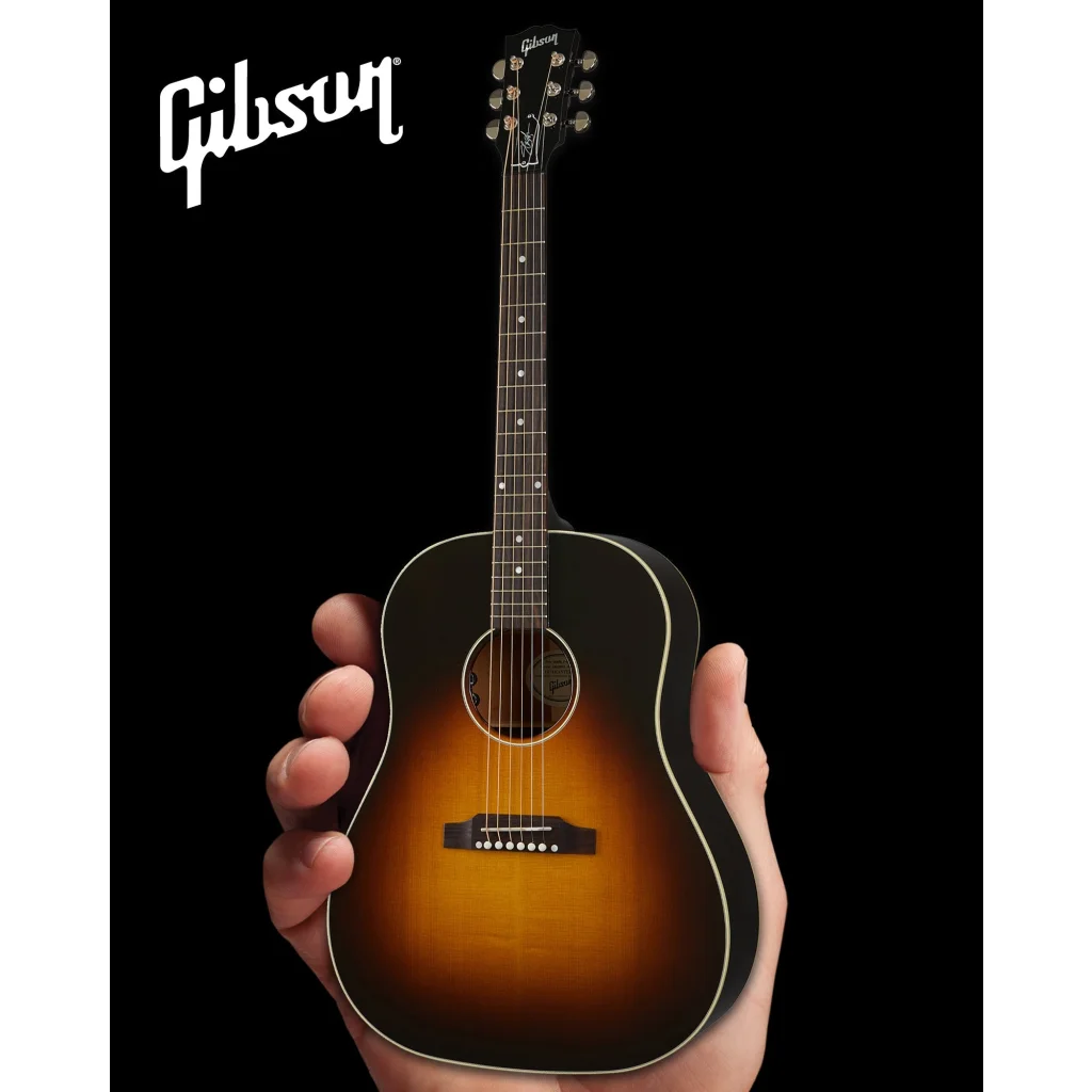Axe Heaven® miniature replica of Gibson Slash sunburst acoustic guitar