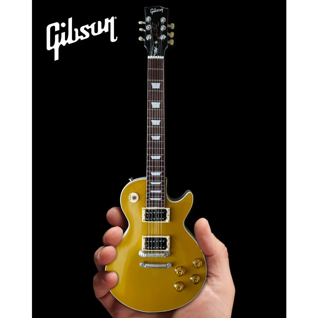 Axe Heaven officially licensed Gibson Les Paul miniature guitar in gold
