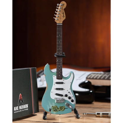 Axe Heaven officially licensed Kenny Wayne mini Strat in seafoam green