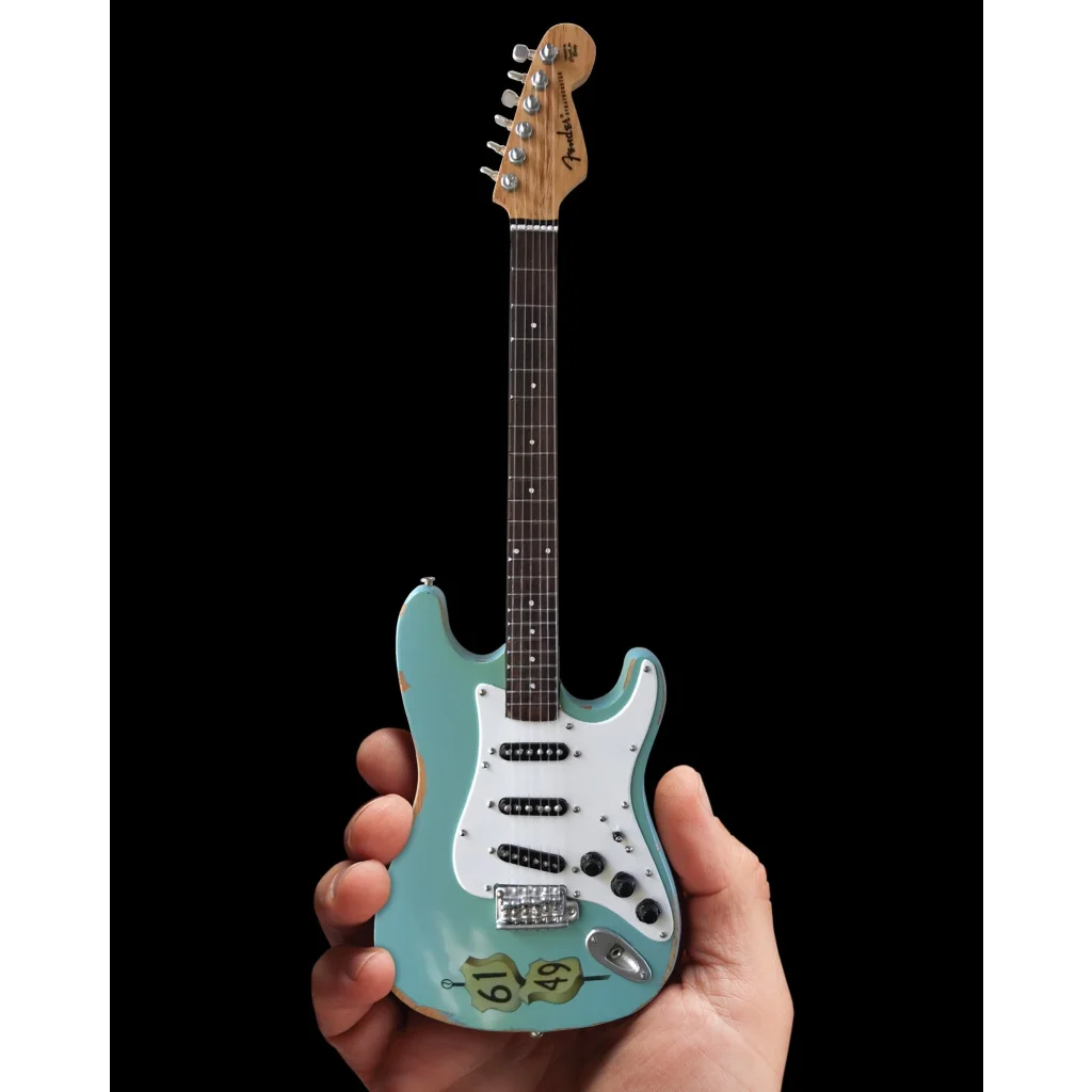 Axe Heaven officially licensed Kenny Wayne mini Strat in seafoam green