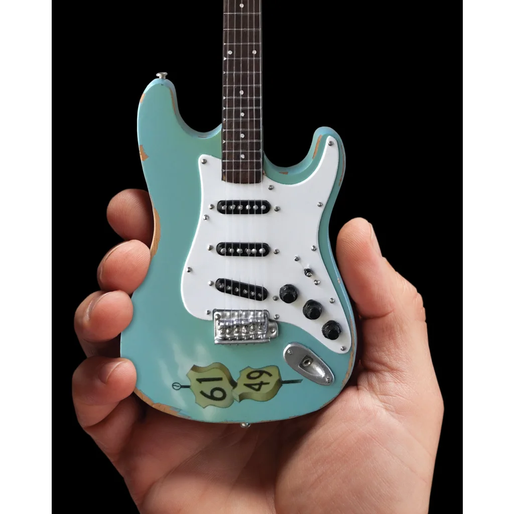 Axe Heaven® officially licensed Kenny Wayne mini Strat in seafoam green