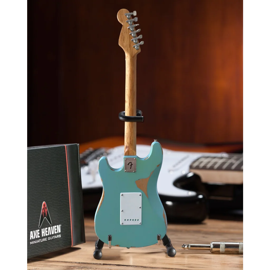 Axe Heaven Officially Licensed Kenny Wayne Mini Strat in seafoam green