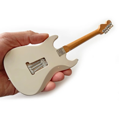 White Axe Heaven officially licensed Rush guitar with adjustable A-frame stand