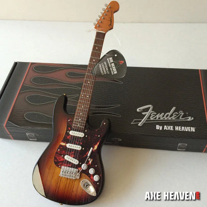 Axe Heaven Fender Strat Miniature Guitar Case Gift Replica | Mini Guitar Replica Collectible | vintageantiquesgifts.com