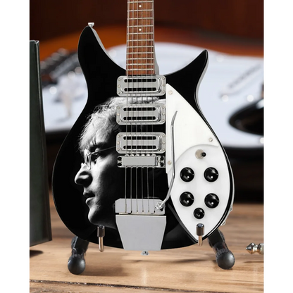 Axe Heaven® Guitar John Lennon Rickenbacker mini replica with black body