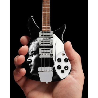 Axe Heaven® Guitar John Lennon Rickenbacker Mini Replica with face design