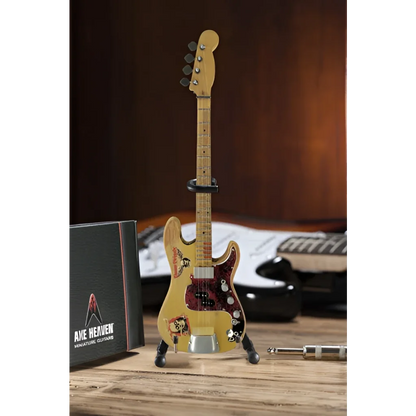 Mini axe heaven® sunburst stratocaster guitar replica on adjustable a-frame stand