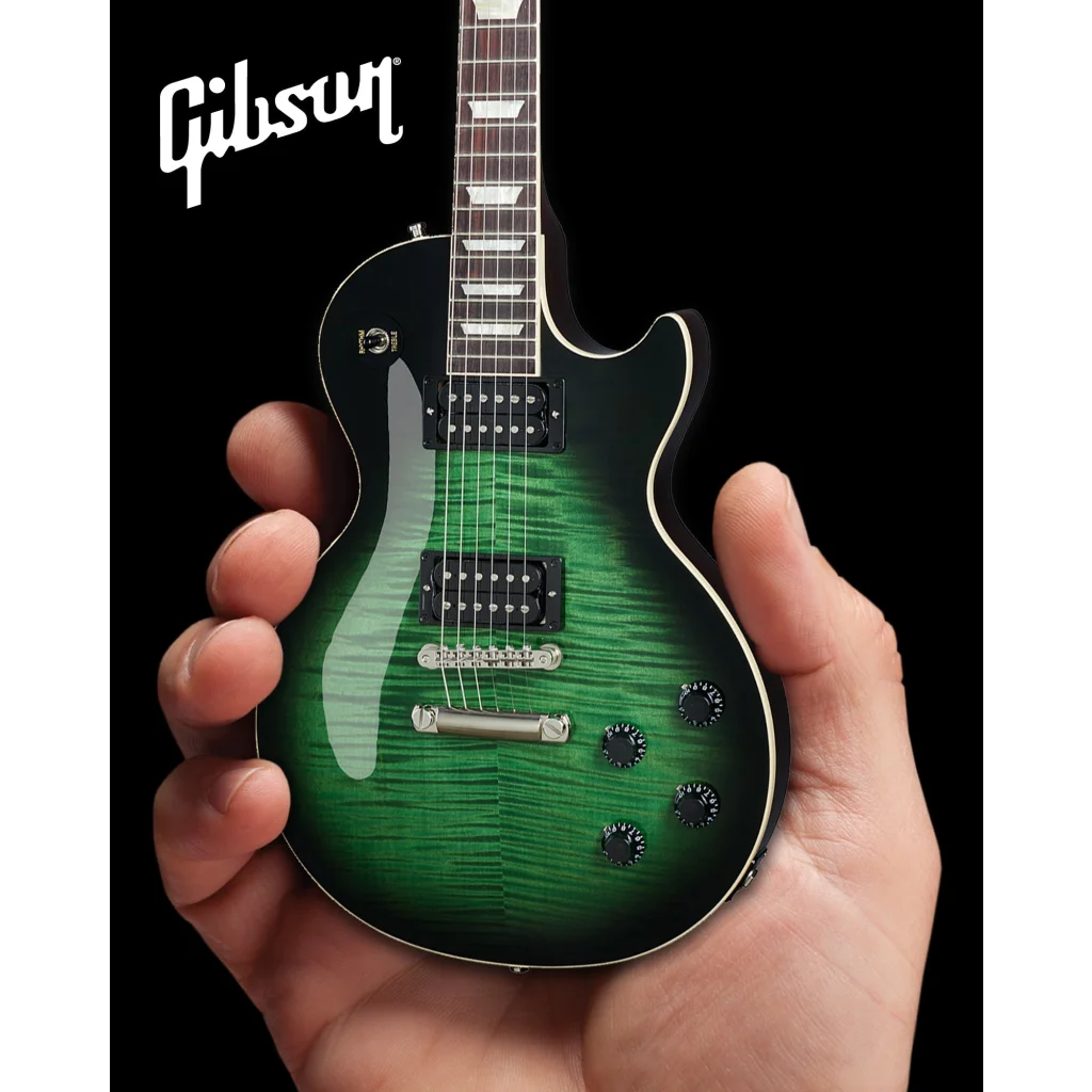 Axe Heaven® miniature replica Gibson Les Paul in greenburst