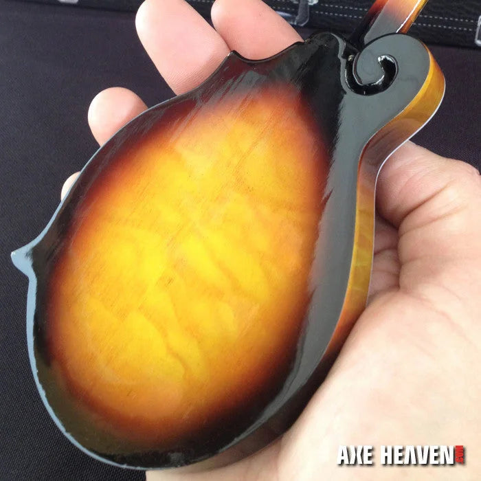 Axe Heaven® Sunburst Mandolin Guitar Replica with Metal Pick Holder