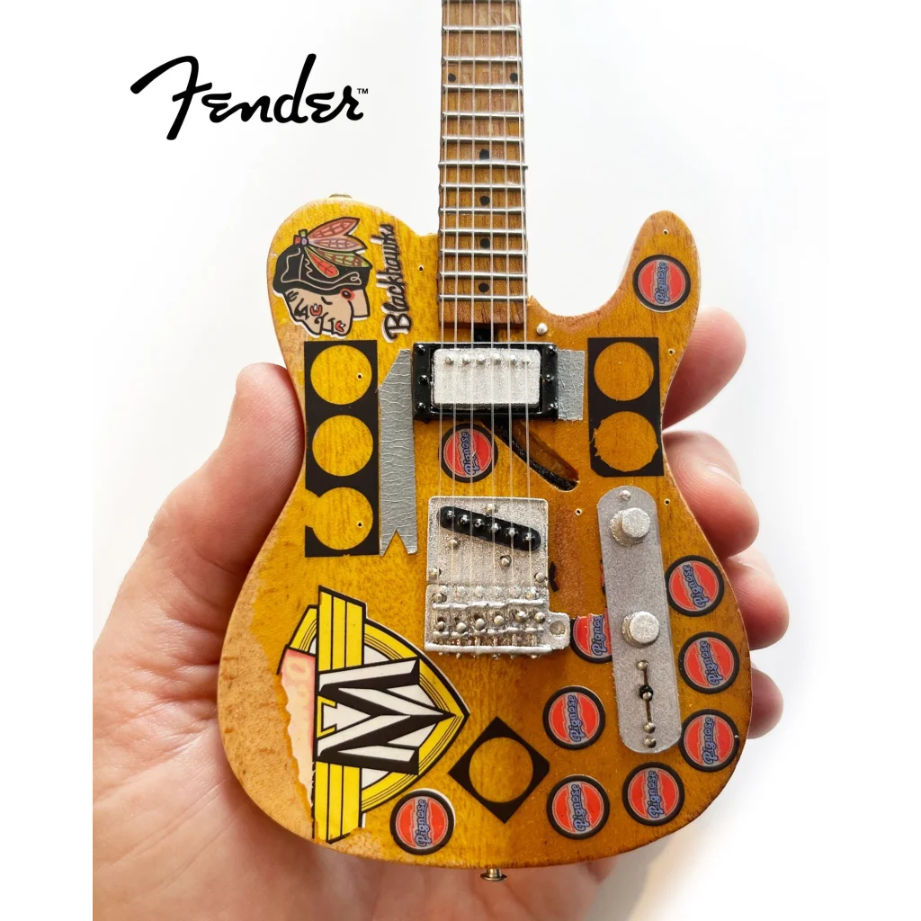 Axe Heaven® Terry Kath yellow Fender guitar replica with case gift