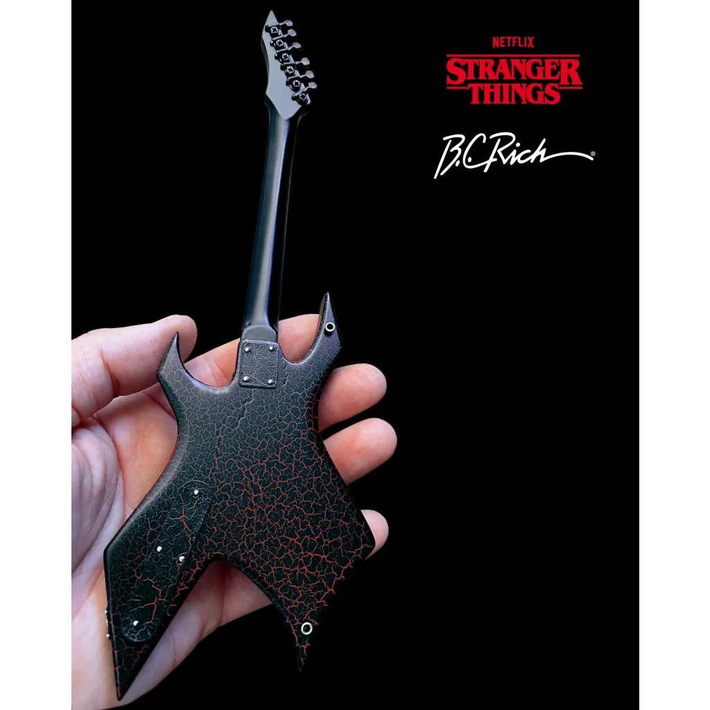 Axe Heaven Stranger Things Eddie Warlock guitar replica with Black B.C