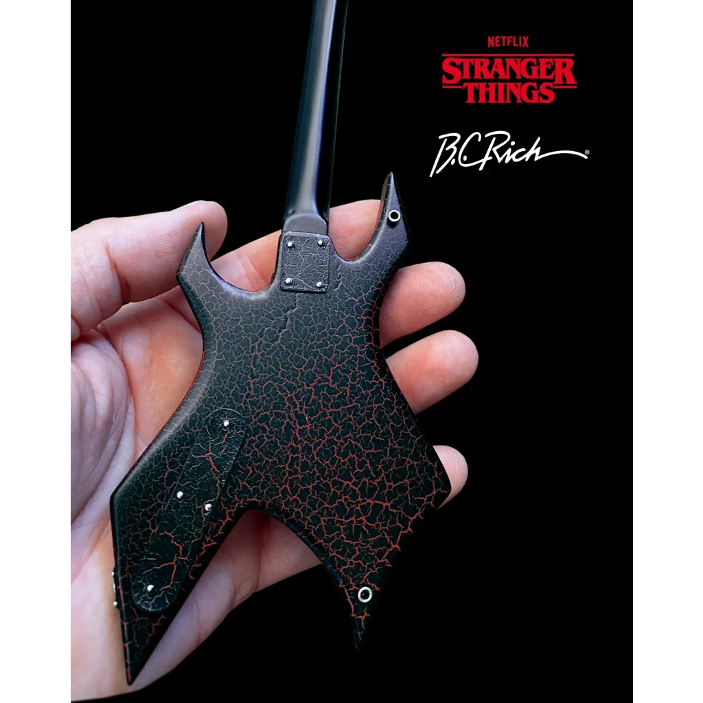 Axe Heaven Stranger Things Eddie Warlock guitar with Black B.C