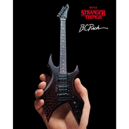 Black and red Axe Heaven Stranger Things Eddie Warlock guitar replica