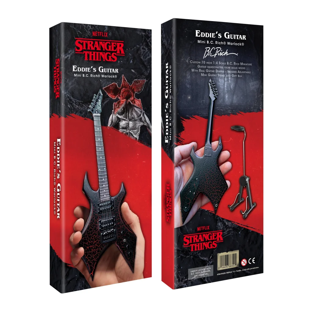 Axe Heaven Stranger Things Eddie Warlock guitar replica model kit
