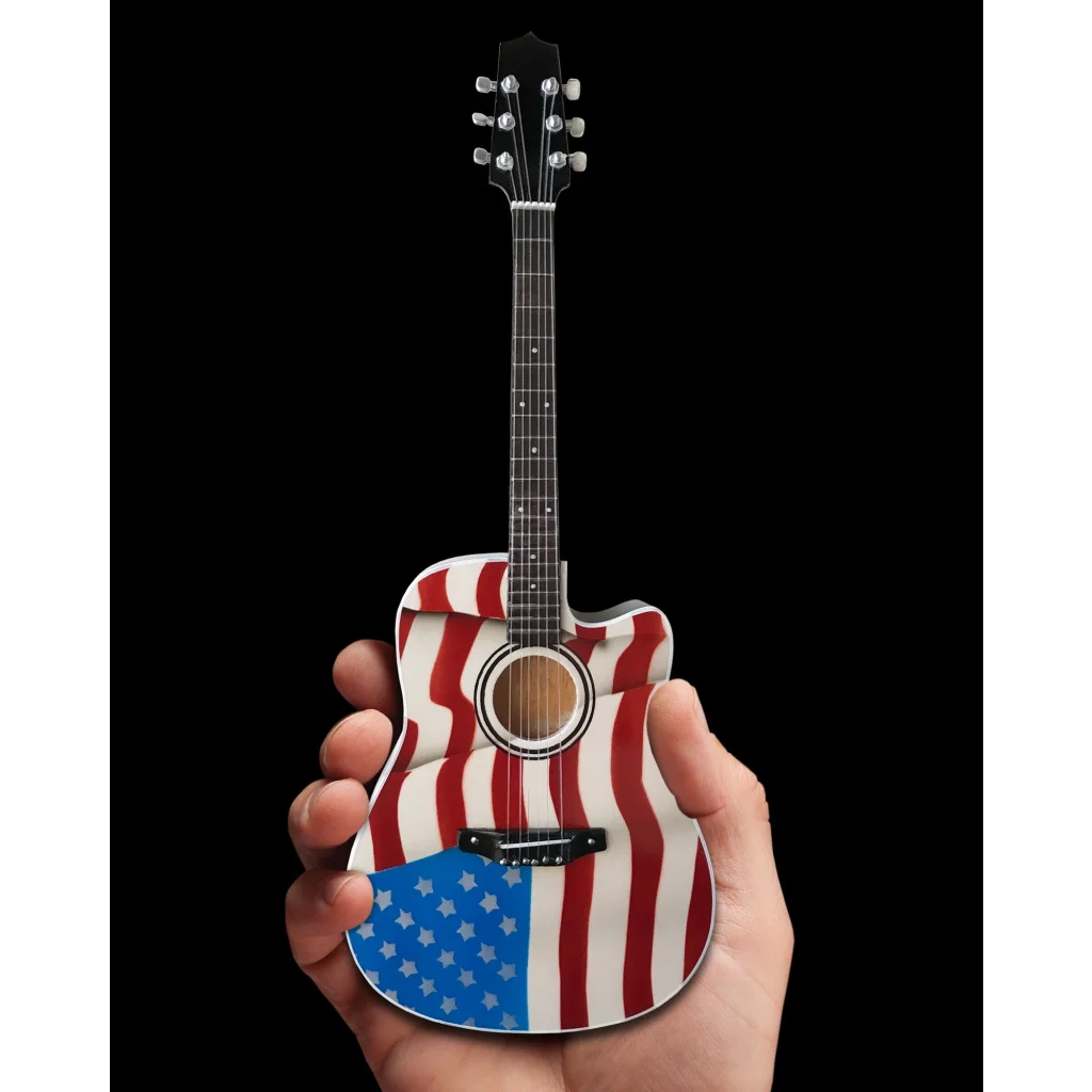 Axe Heaven Toby Keith USA flag acoustic guitar replica