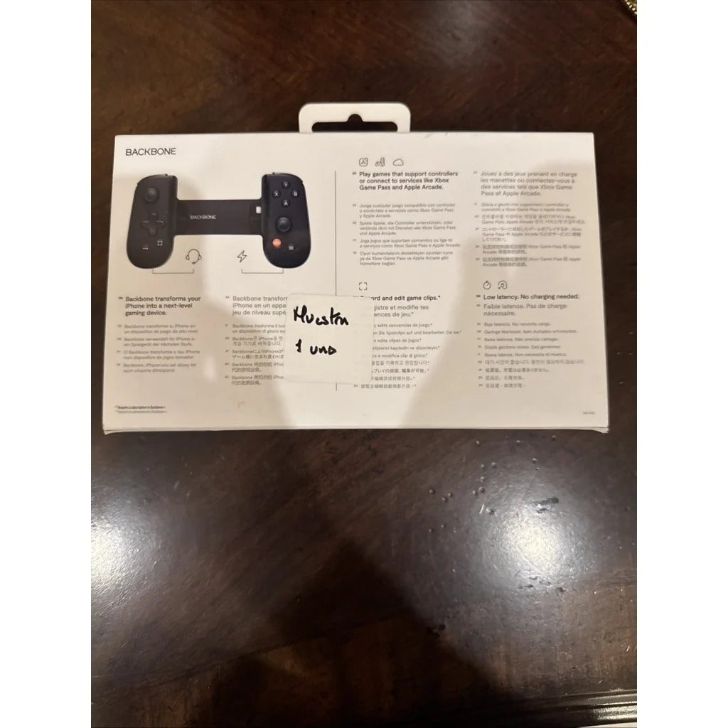 Black Backbone One mobile gaming controller for iPhone