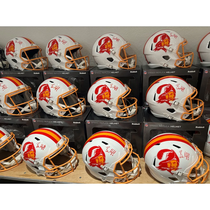 Baker Mayfield autographed Tampa Bay Buccaneers helmet collection