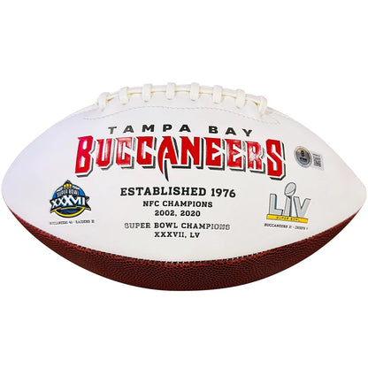 Baker Mayfield autographed Tampa Bay Buccaneers logo football