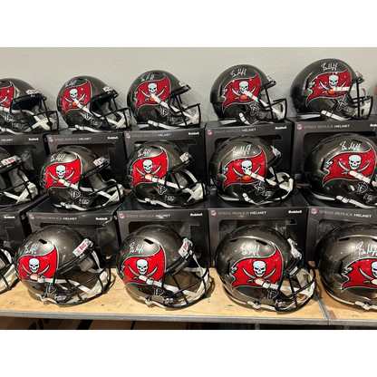 Baker Mayfield autographed black Tampa Bay Buccaneers replica helmet