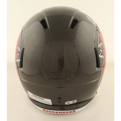 Baker Mayfield signed Buccaneers speed helmet, black glossy finish