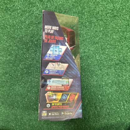 Bandai Vital Hero Digimon red and black beyblade toy in packaging
