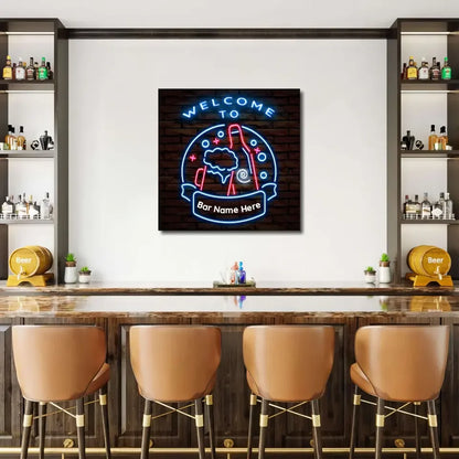 Personalized Bar Signs That Light Up Your Space | Contemporary Home Wall Art | vintageantiquesgifts.com