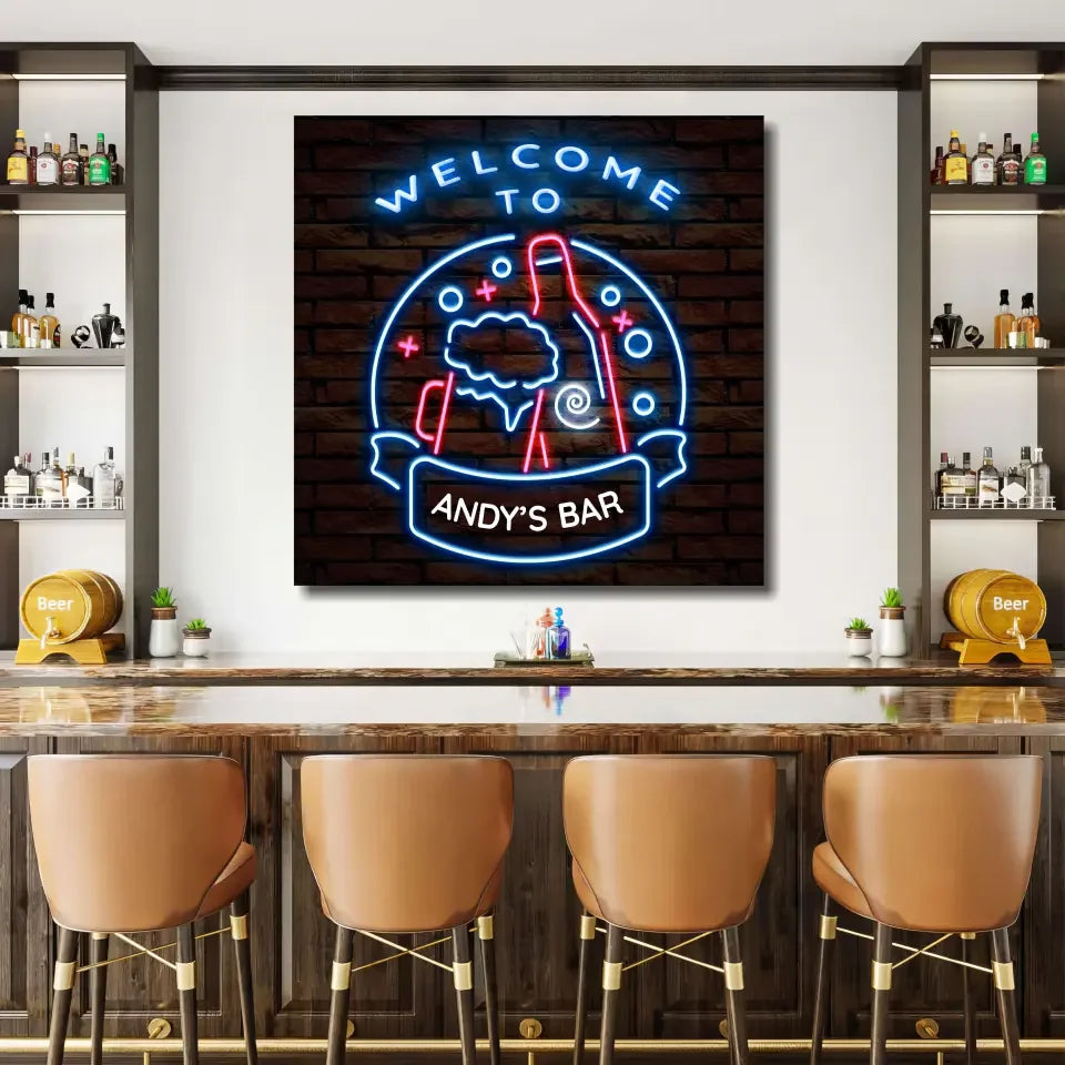 Personalized Bar Signs That Light Up Your Space | Insigneart USA | vintageantiquesgifts.com