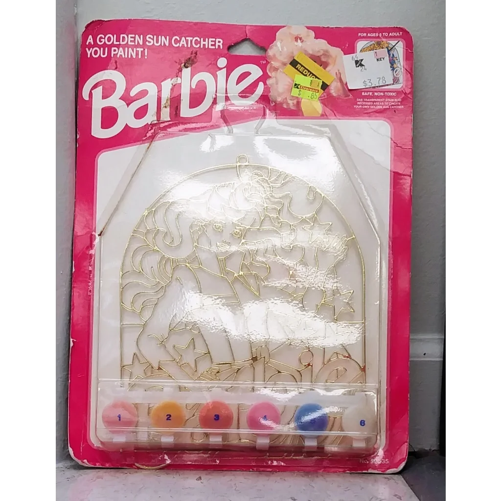 Barbie golden sun catcher you paint kit