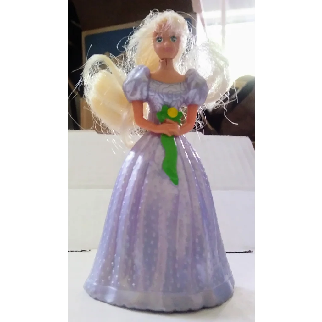 1994 McDonald’s Happy Meal Toy: Lavender Bridesmaid Skipper Barbie figurine