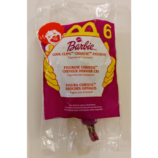 Rare 2000 McDonalds Happy Meal Cool Clips Christie toy in packaging