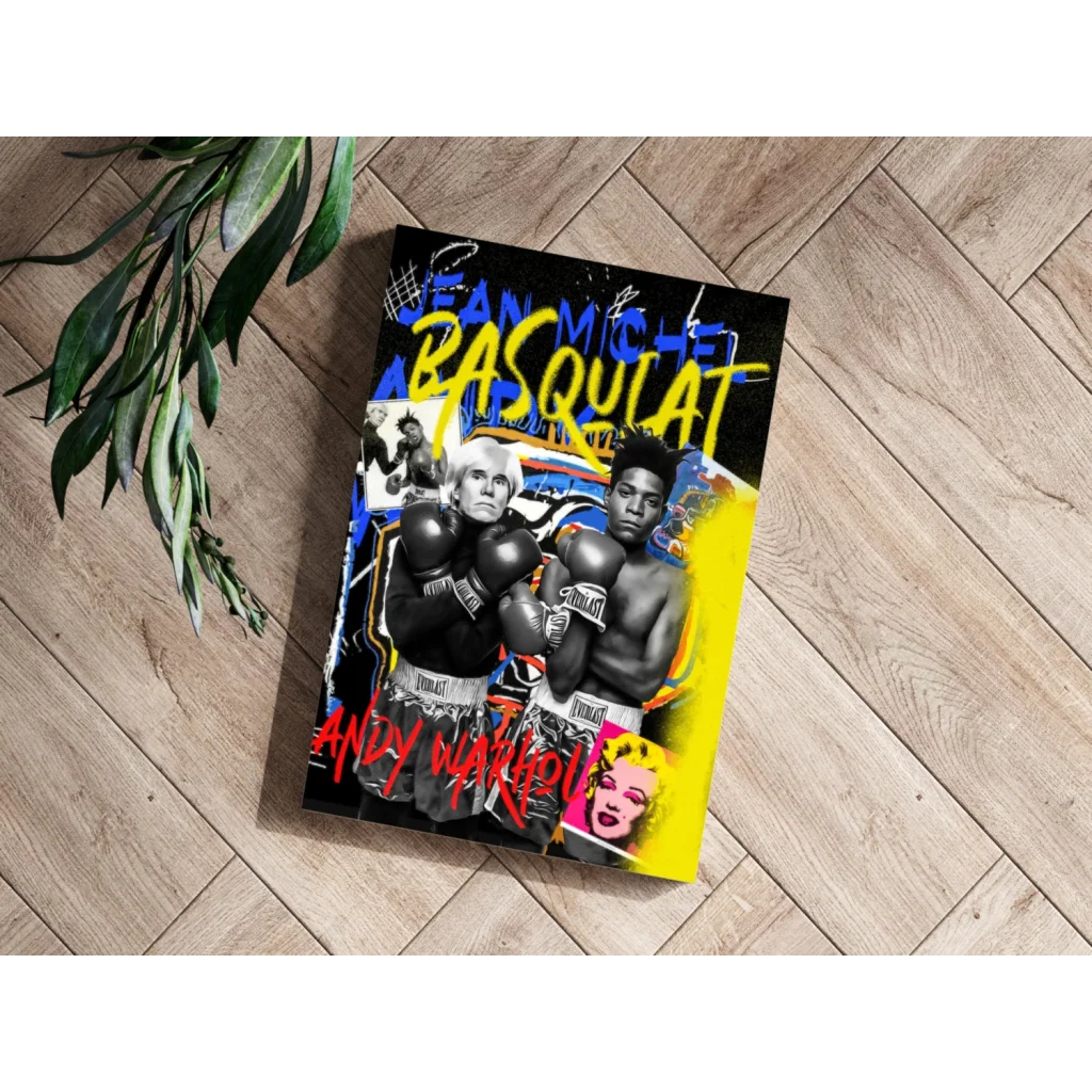 Basquiat Warhol Boxing Match Insigne Aluminum Prints | Modern Wall Art Decor | vintageantiquesgifts.com