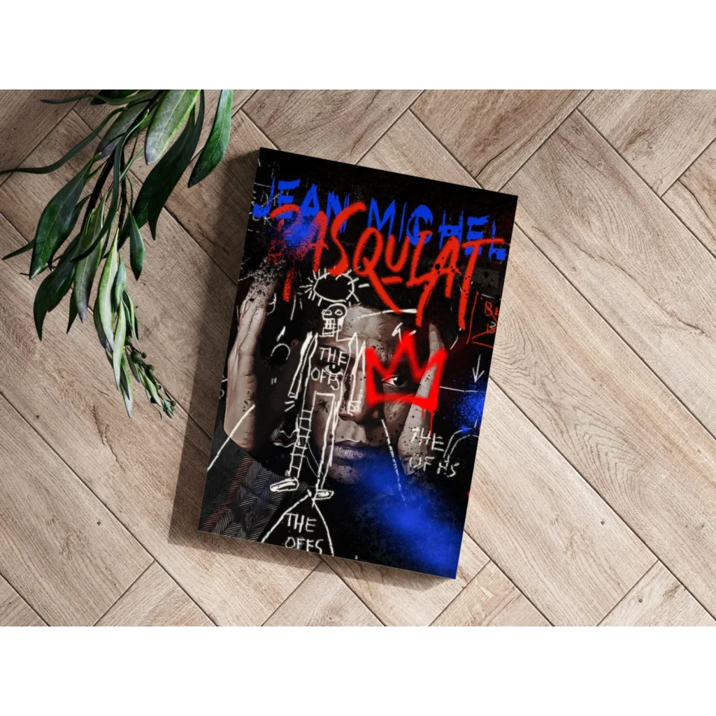 Basquiat Graffiti Insigne Aluminum Prints Electrify Your Walls | Modern Wall Art Decor | vintageantiquesgifts.com