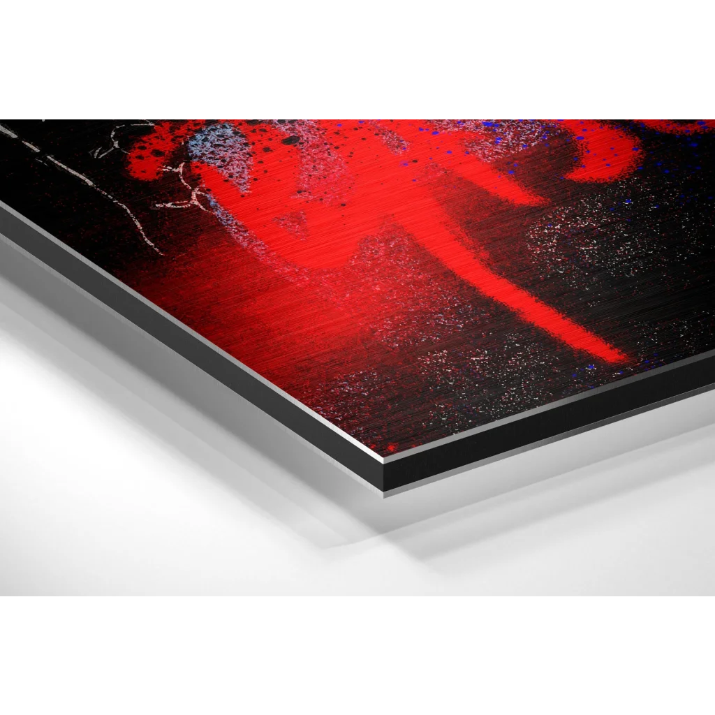 Glass Wall Art Basquiat Brushed Aluminum Dibond Wall Art