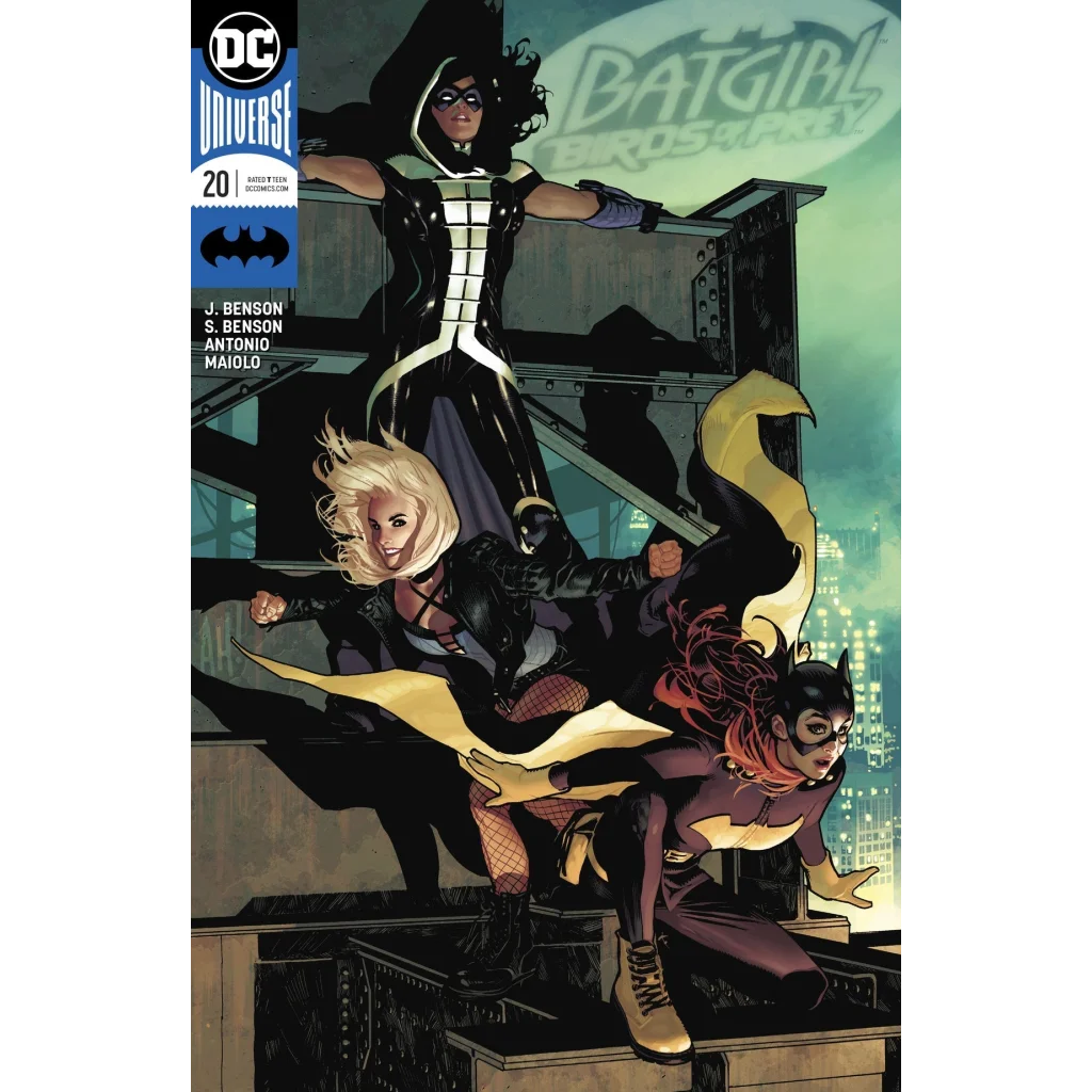 Adam Hughes variant edition Batgirl Birds of Prey comic with Batgirl Black Canary Orphan