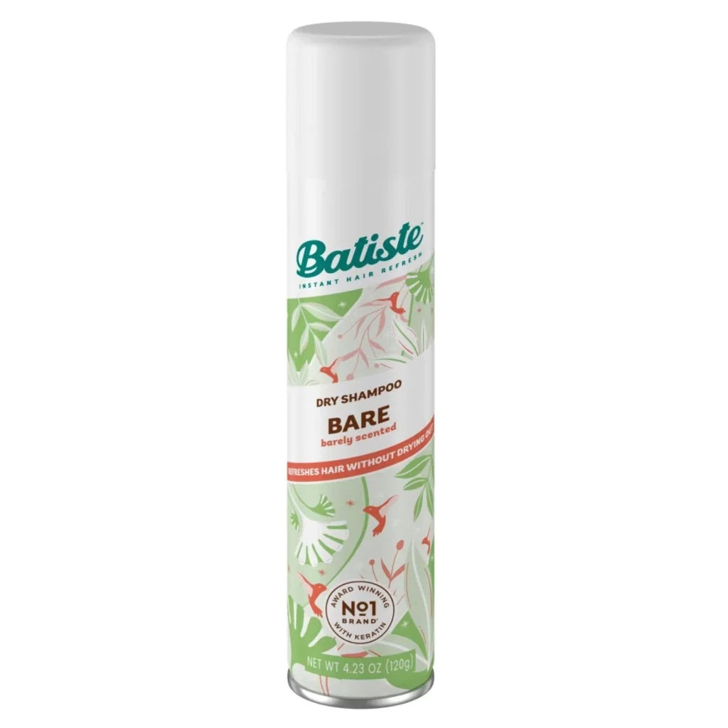 Batiste Bare dry shampoo barely scented 120g aerosol can
