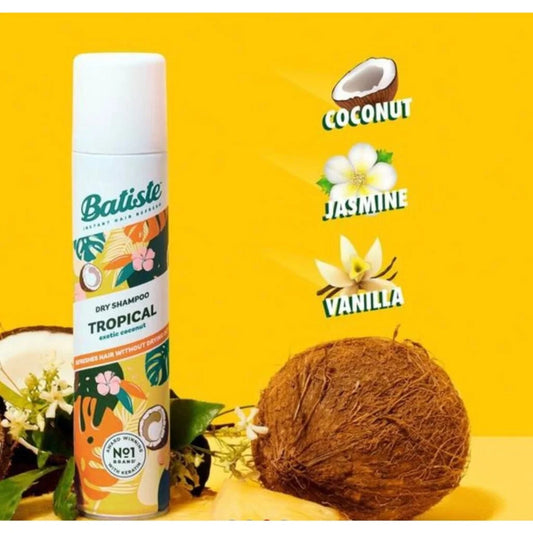 Batiste Tropical Dry Shampoo Exotic Coconut 120g canister