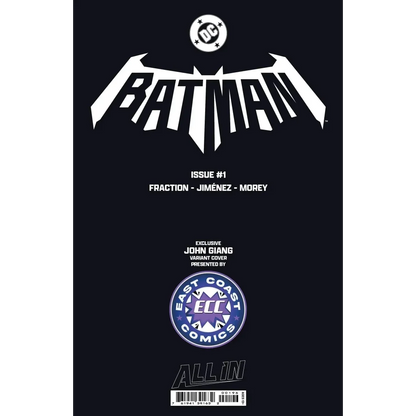 Batman #1 ECC John Giang FOIL Back View — DC Comics Premium Foil Collectible USA