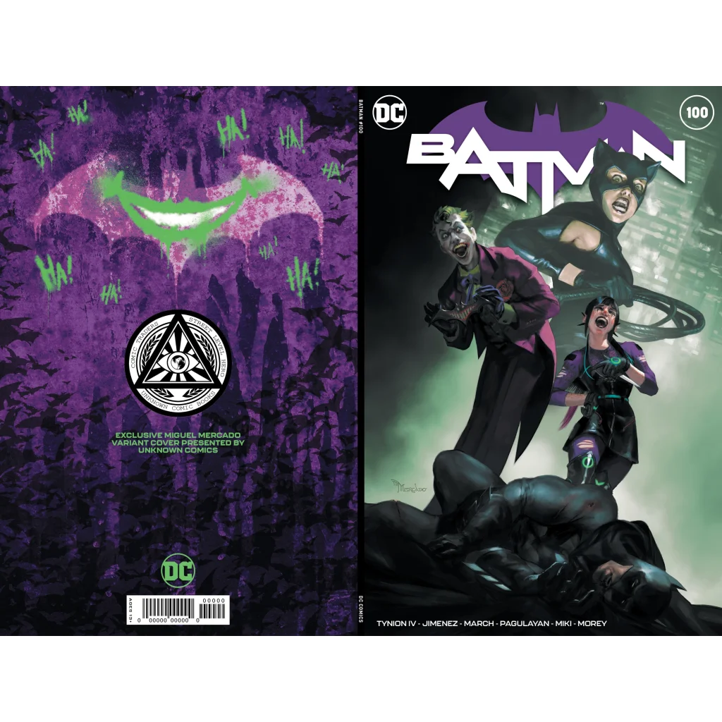 Batman comic covers featuring Joker War and Miguel Mercado exclusive artwork