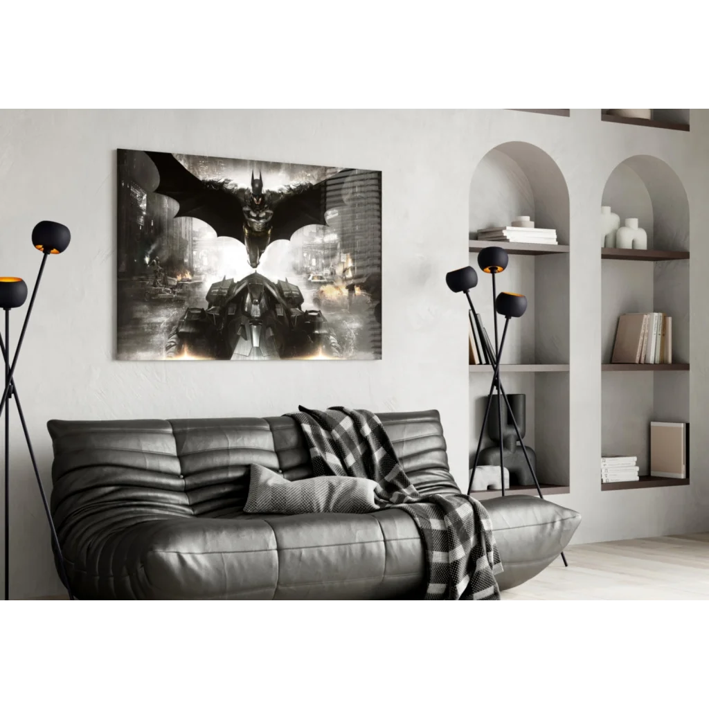 Batman Armored Suit Canvas Wall Art Print