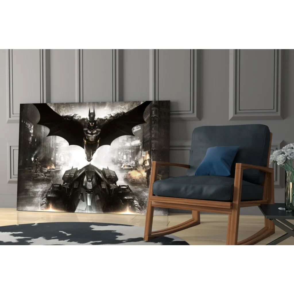 Batman Armored Suit Canvas Wall Art Print