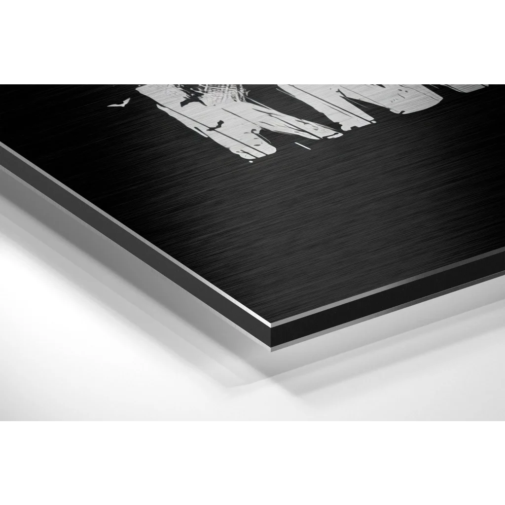 Batman Dark Knight brushed aluminium dibond wall art
