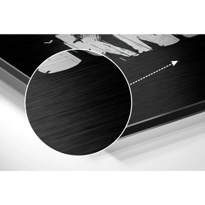 Batman Dark Knight brushed aluminium dibond wall art